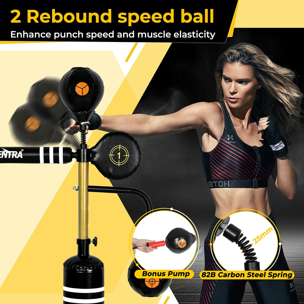 Centra Boxing Speed Ball – Free-Standing Punching Bag for Reaction Training