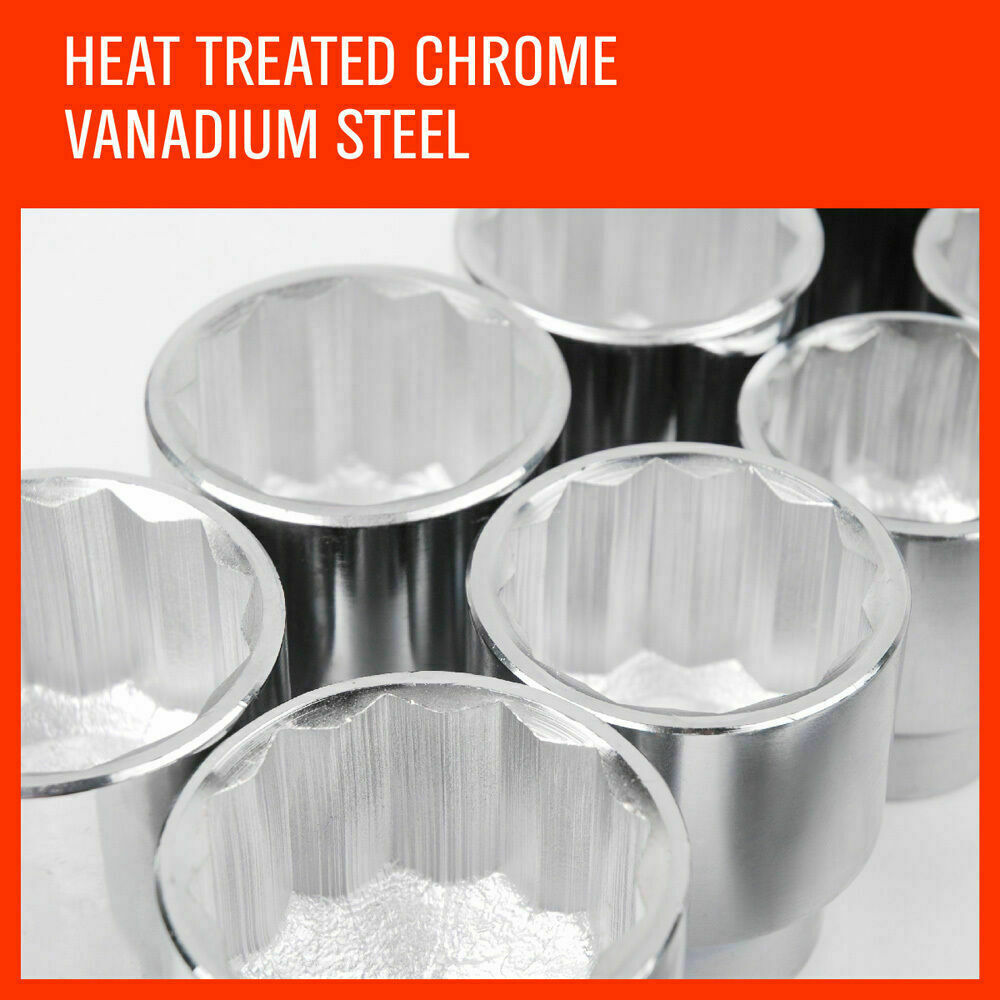 27pc Heavy Duty Socket Wrench Set – 3/4" Drive Metric & Imperial