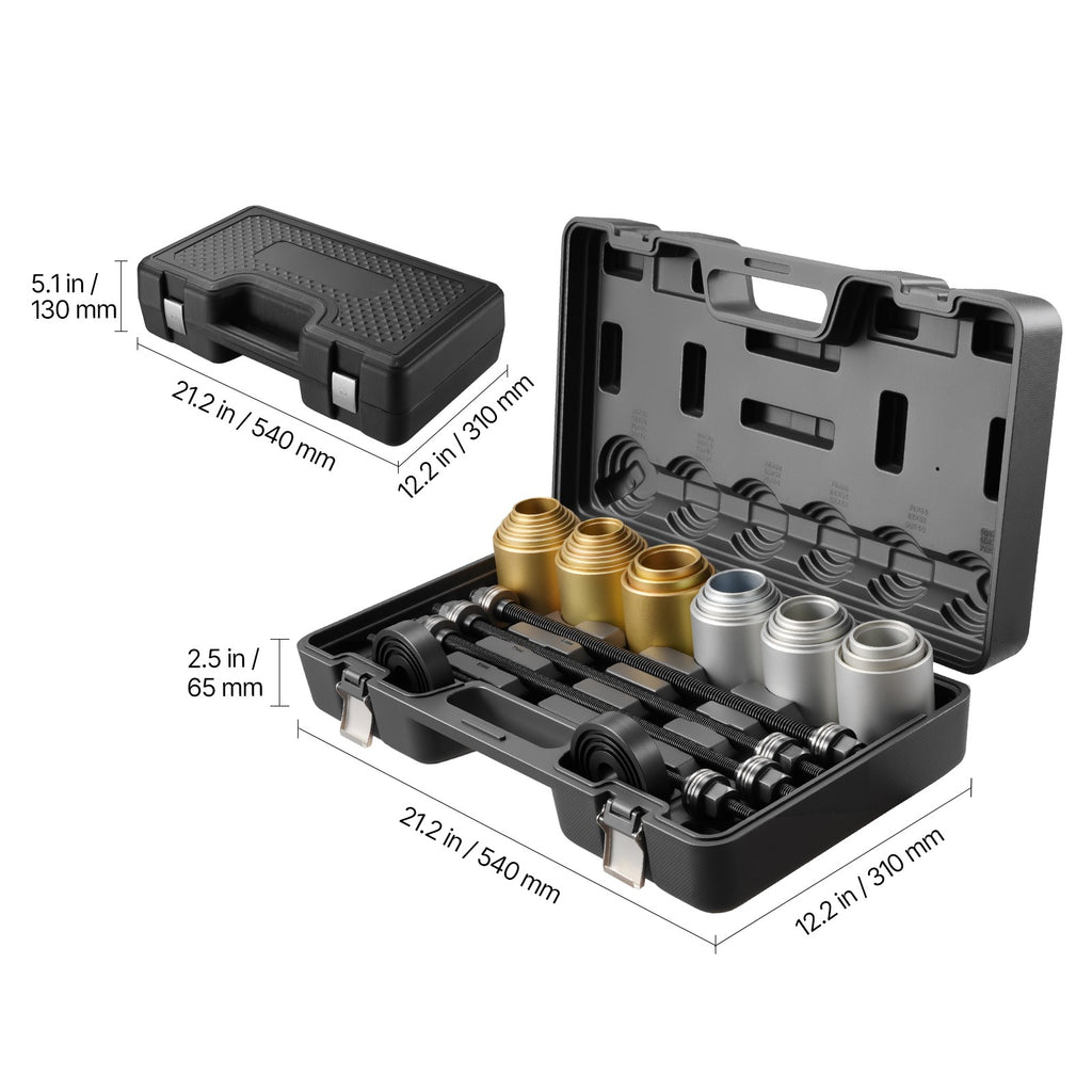 Uimoso 26 PCS Pull & Press Sleeve Kit for Bush Bearing Removal and Installation