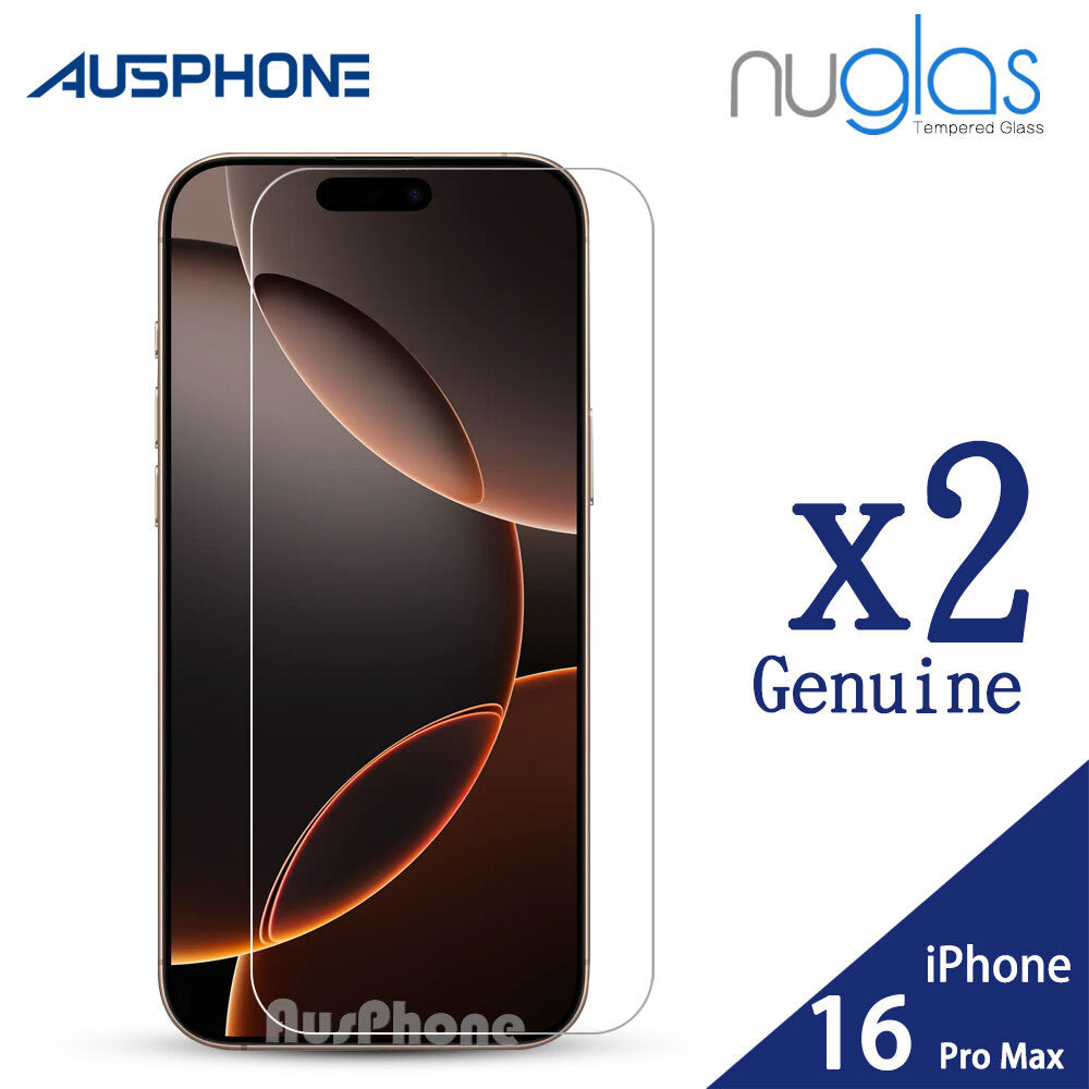 2x Tempered Glass Screen Protector for iPhone