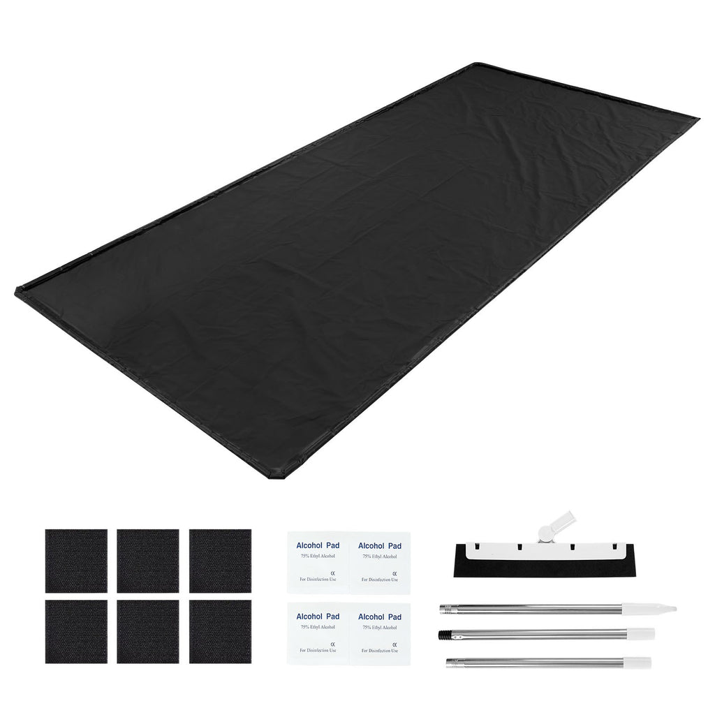 Uimoso Containment Mat with Non-Slip Surface, Waterproof, 2.4x5.5m, Raised Edges