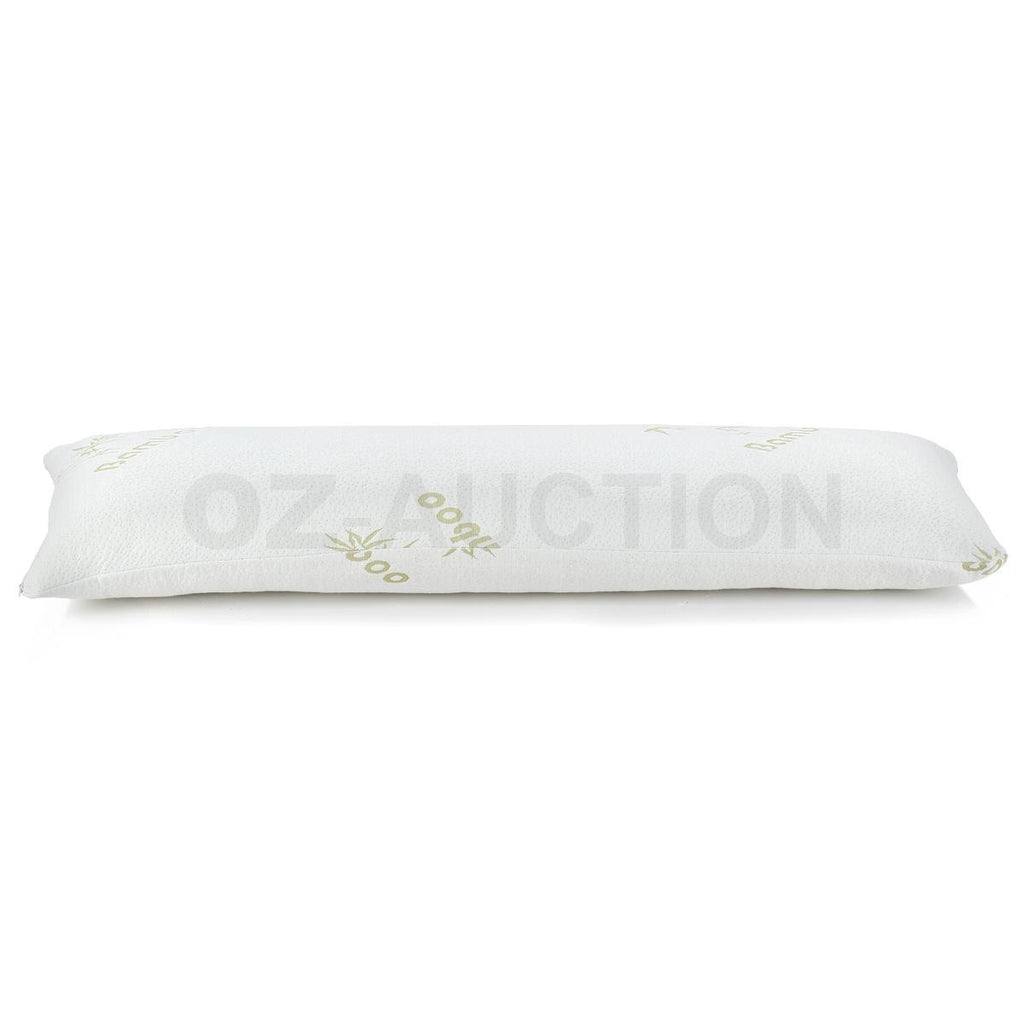 Full Large Bamboo Body Pillow – Memory Foam, Pregnancy & Maternity