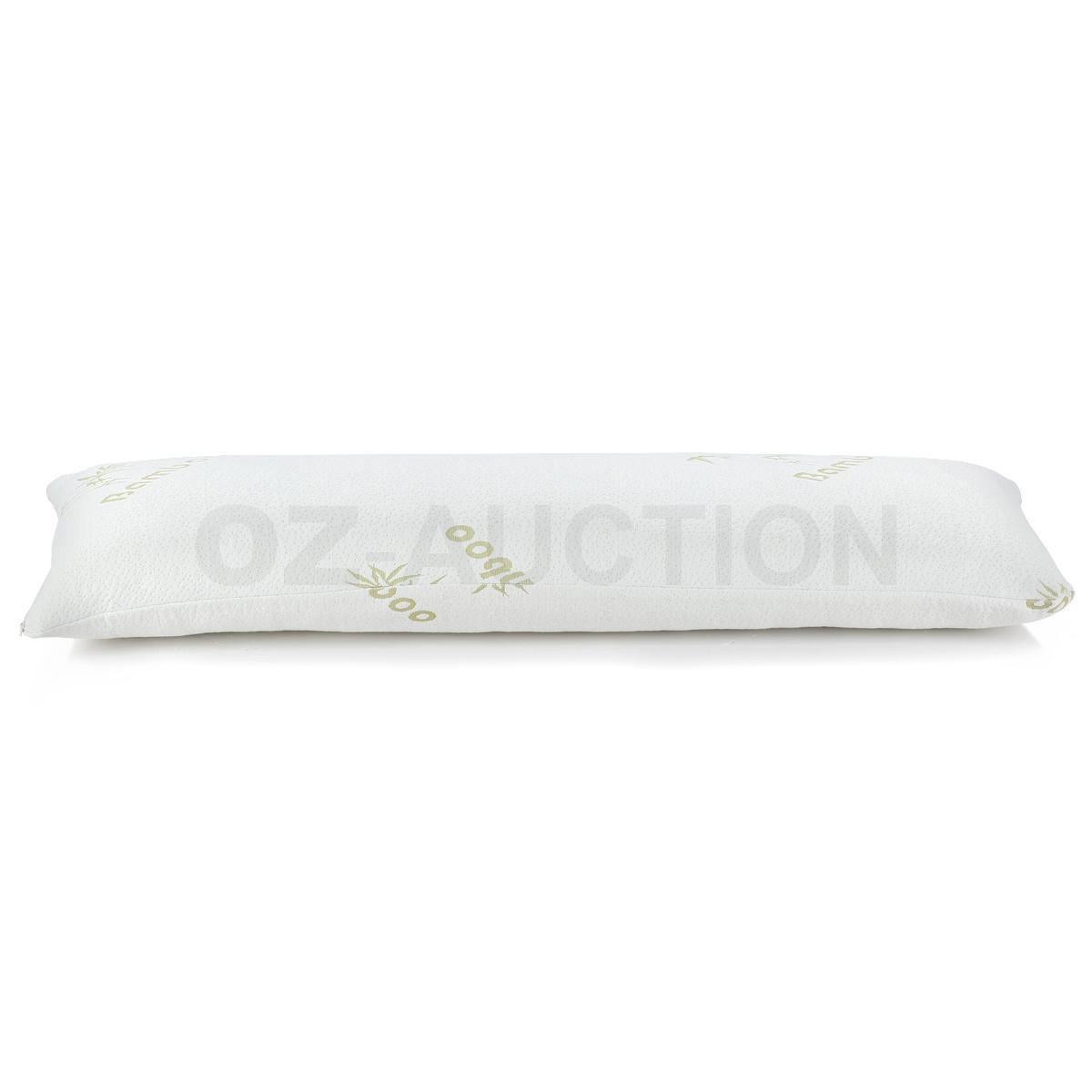 Full Large Bamboo Body Pillow – Memory Foam, Pregnancy & Maternity
