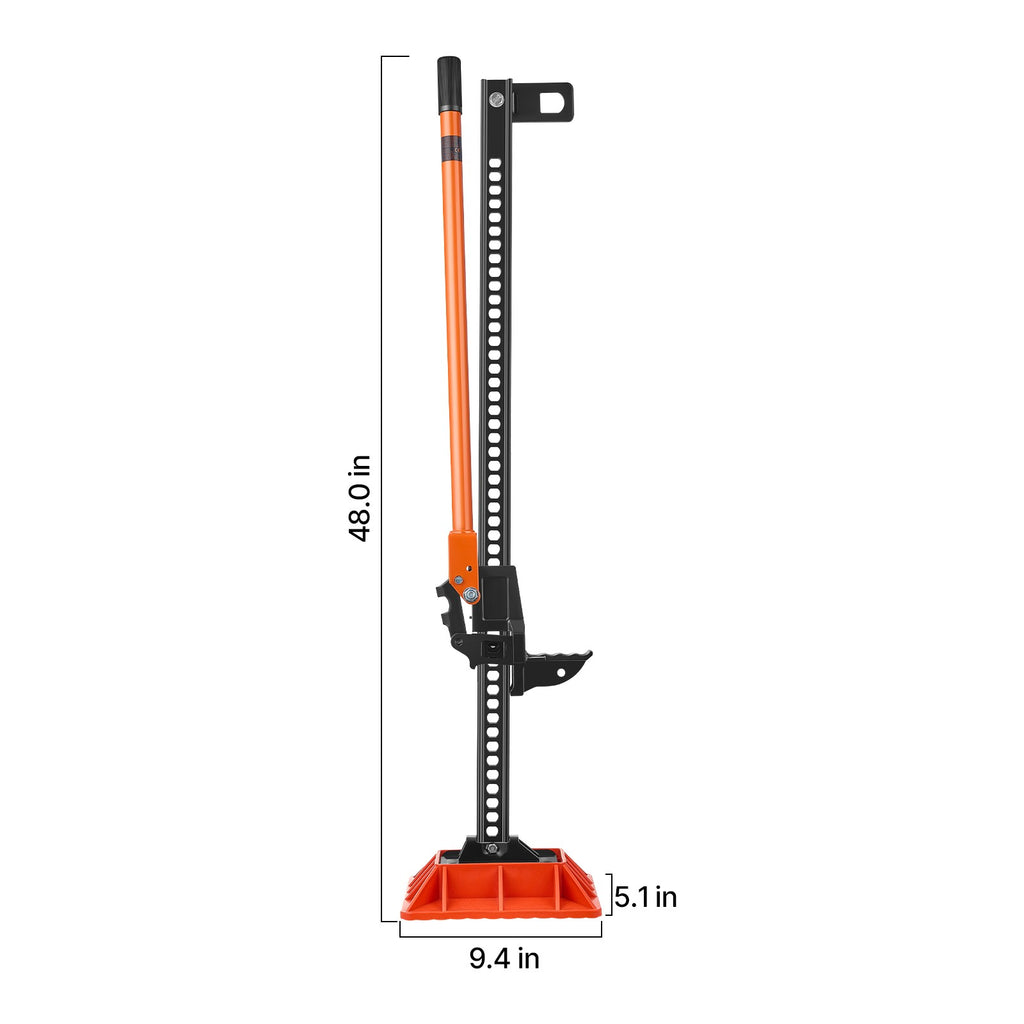 Uimoso 122cm Off-Road Farm Jack Hoist with Base, 3.18 T High Lift for Tractors