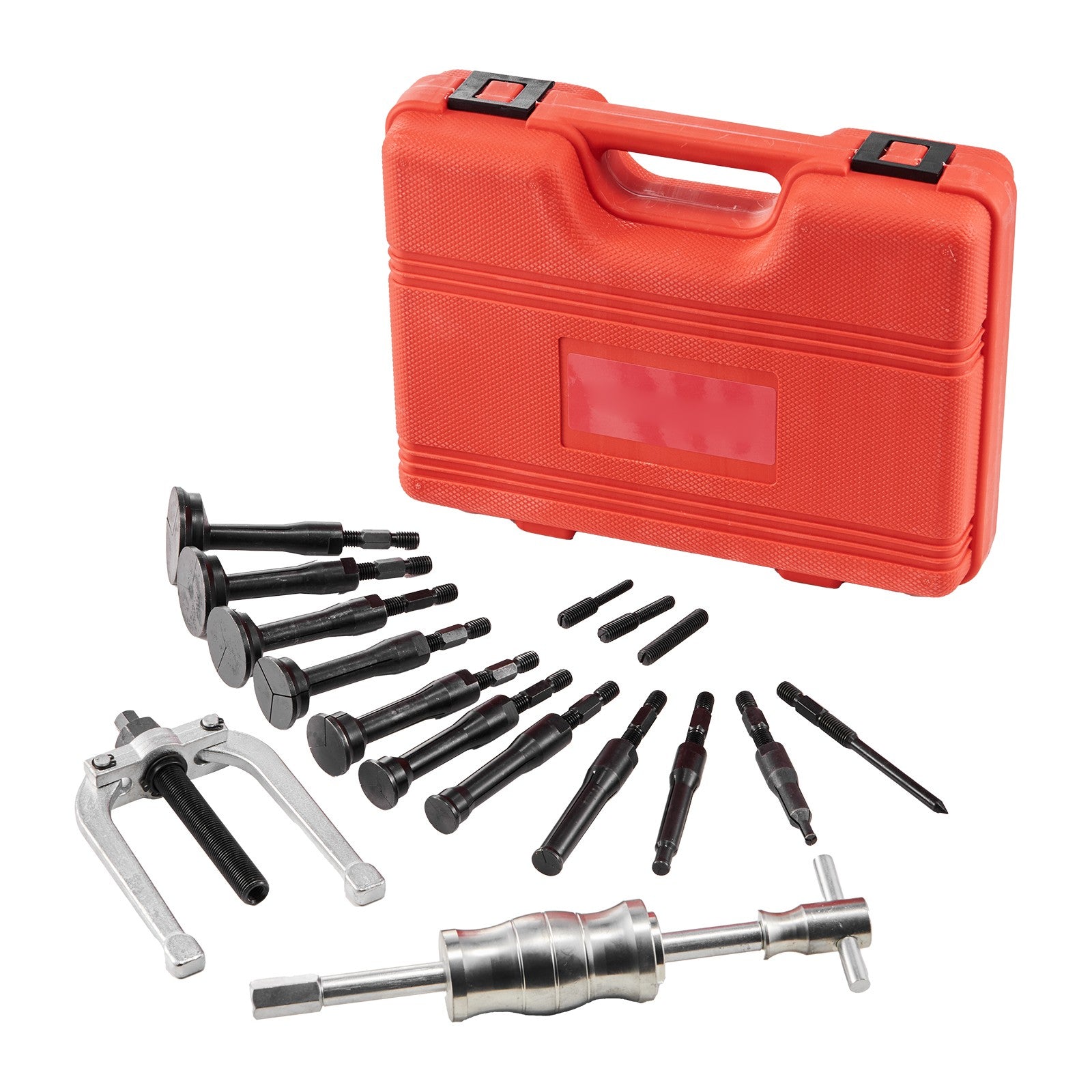 Uimoso 16pcs Blind Hole Bearing Puller Set Internal Extractor and Slide Hammer