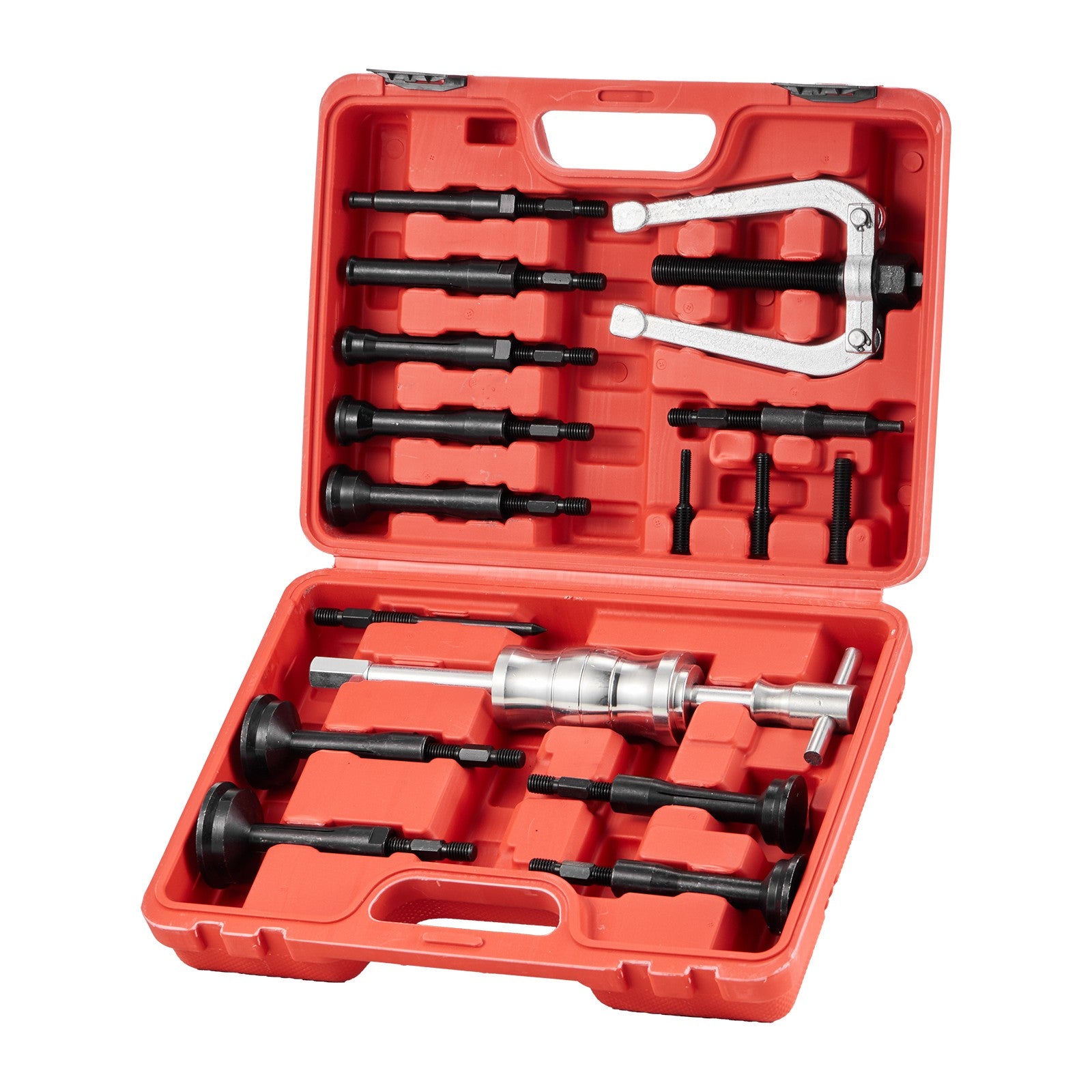 Uimoso 16pcs Blind Hole Bearing Puller Set Internal Extractor and Slide Hammer
