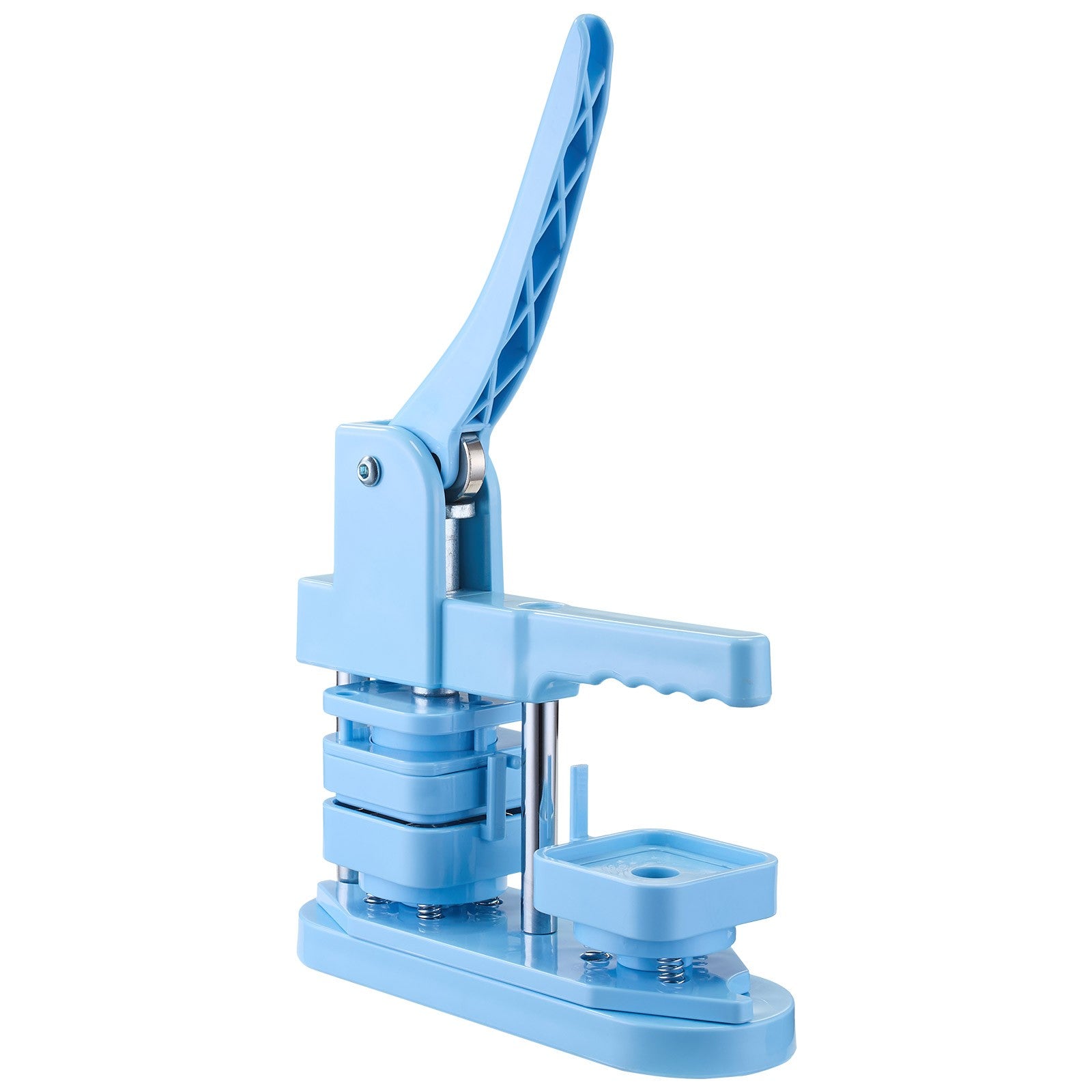 Uimoso Square Button Maker Machine with 50x50mm Mold and 100 Button Components