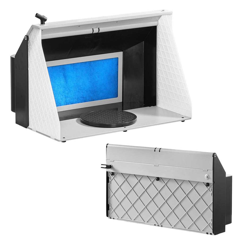 Uimoso Portable Airbrush Spray Booth with Dual Fans and LED Lighting