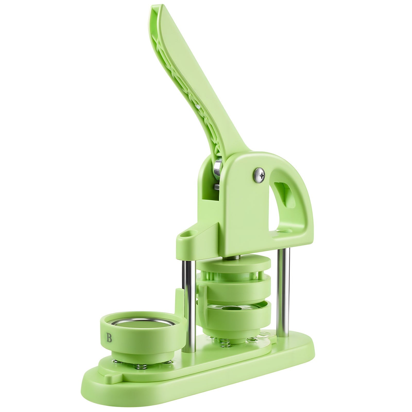 Uimoso Button Maker Machine with 58 mm Mold and 100 Button Components - Green