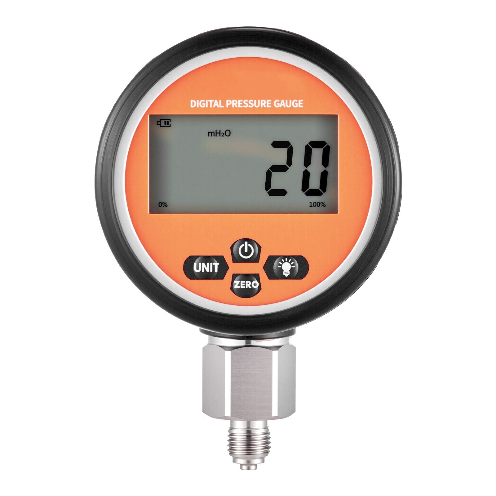 Uimoso Digital Hydraulic Pressure Test Kit with 700 Bar Gauge, Couplings, Hose