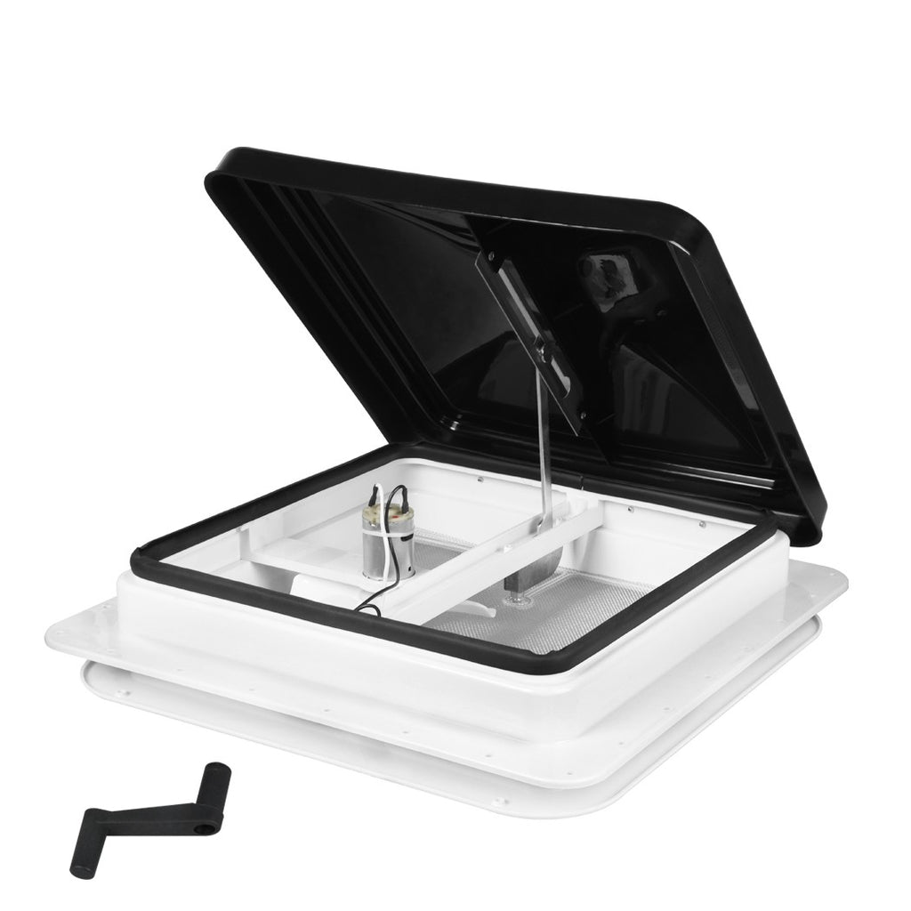 Manan Caravan Roof Vent – 12V Fan RV Hatch 355x355mm