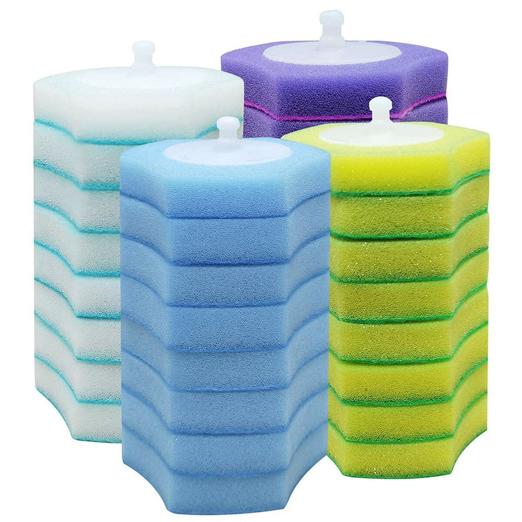 Disposable Toilet Brush Set – Freestanding with Replacement Heads
