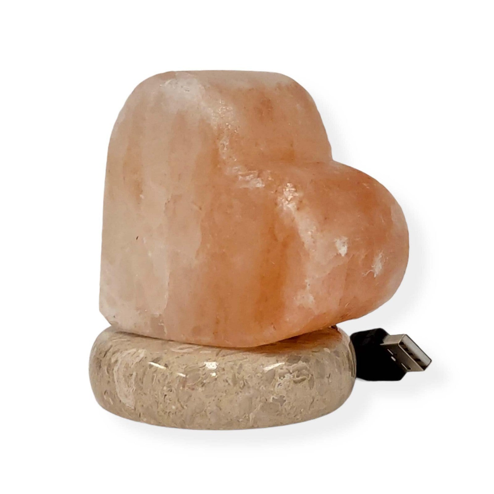 USB Himalayan Salt Lamp with Colour Changing LED Light