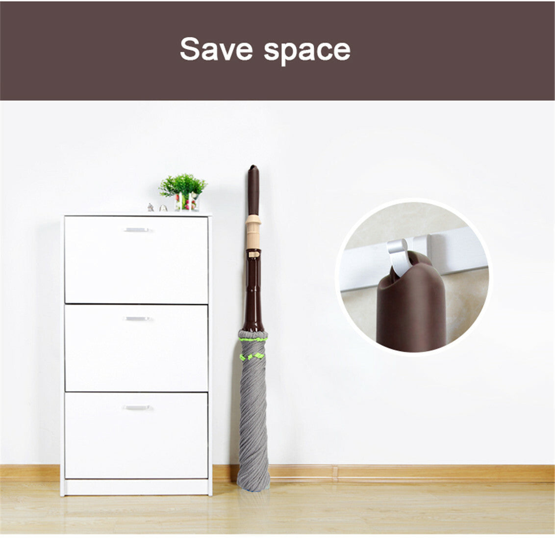 Torque Hands-Free Mop – Microfiber Twisting Mop for Hardwood & Tile