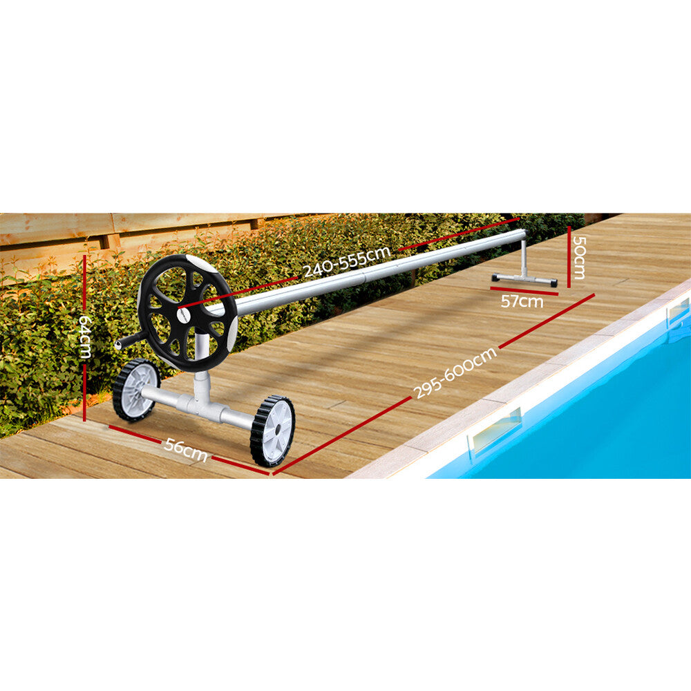 OVCN Pool Cover Roller 5.5m Adjustable Solar Blanket Reel