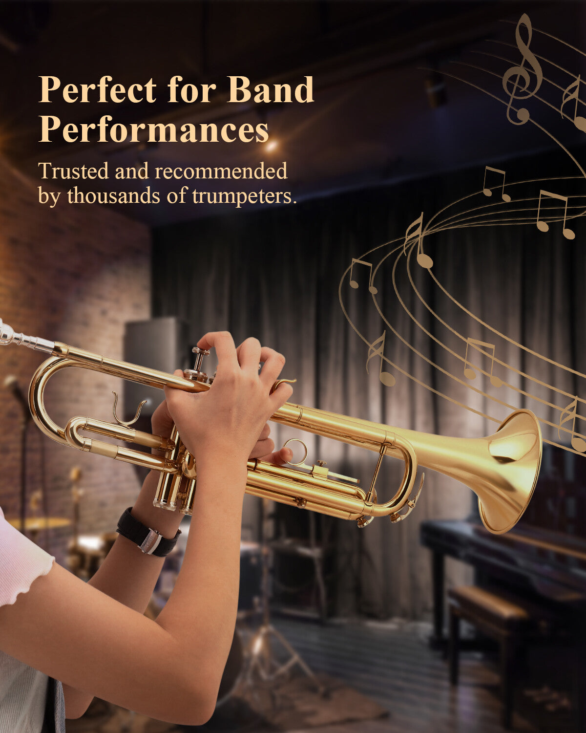 Bb Trumpet Student & Intermediate Concert Band Trumpet