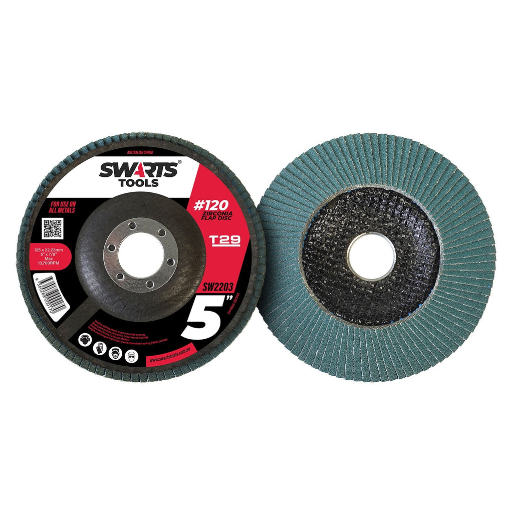 5" 125mm Zirconia Flap Disc – Grinder Sanding Disk for Metal