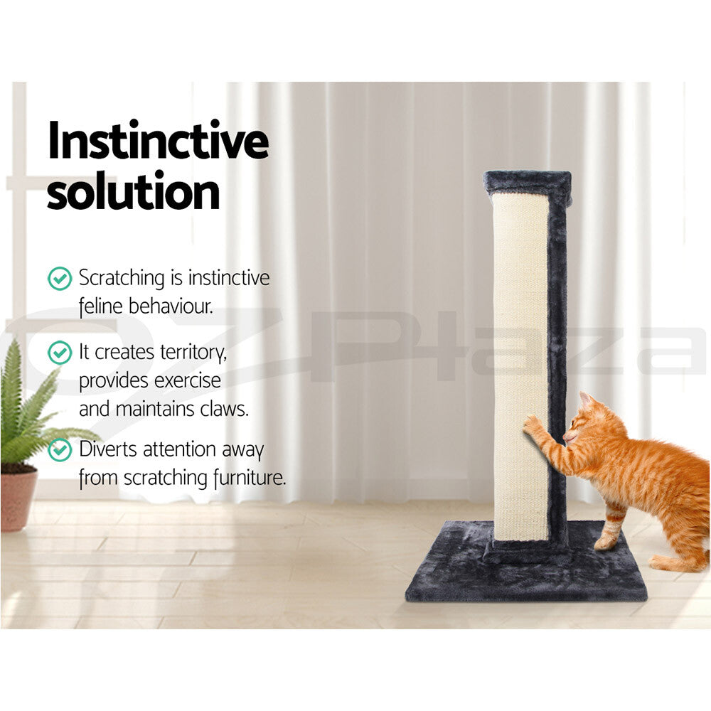 Cat Tree Scratching Post Tower 92cm Wooden Condo Bed