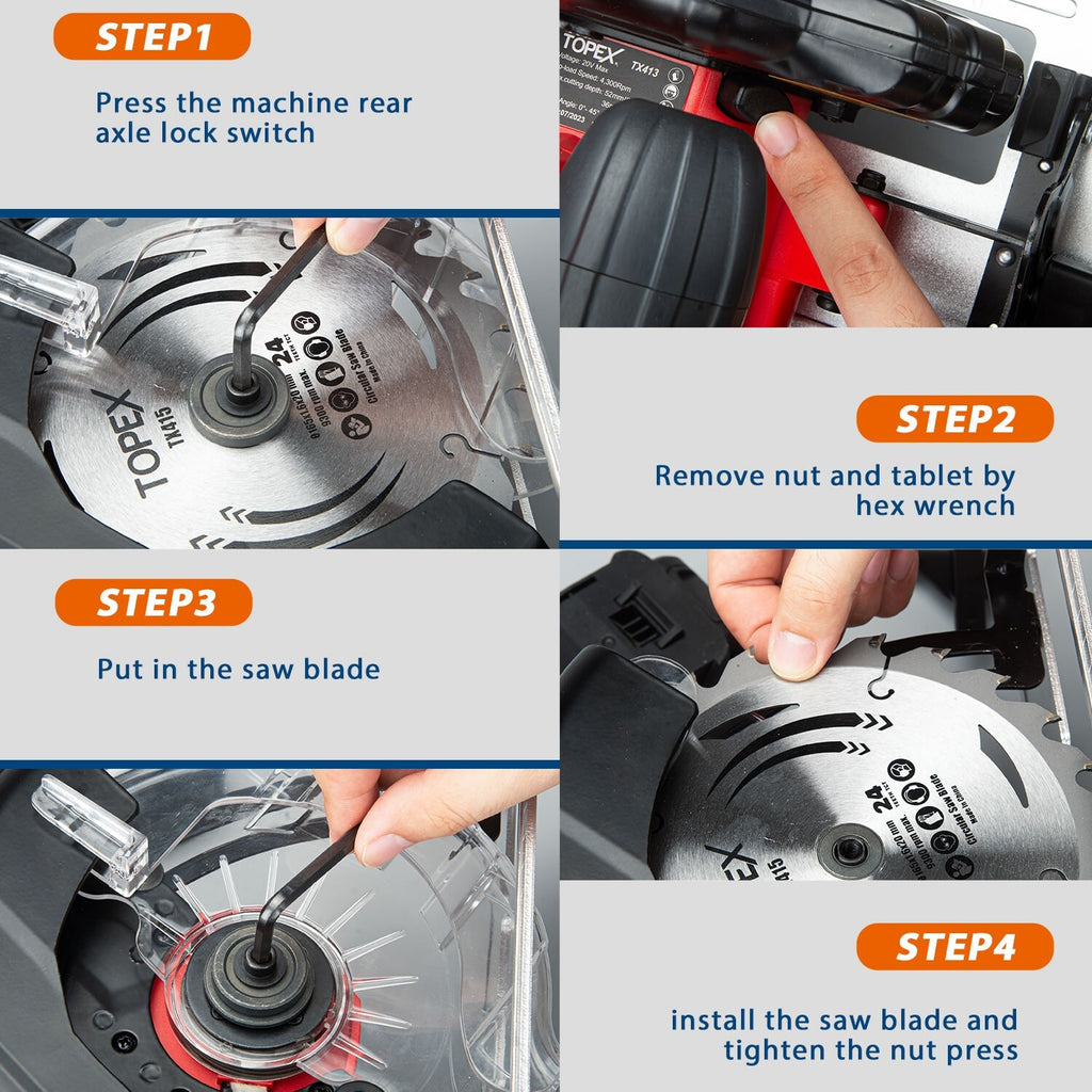 20V Cordless Drill & Impact Driver Kit – Grinder, Saw & LED Torch