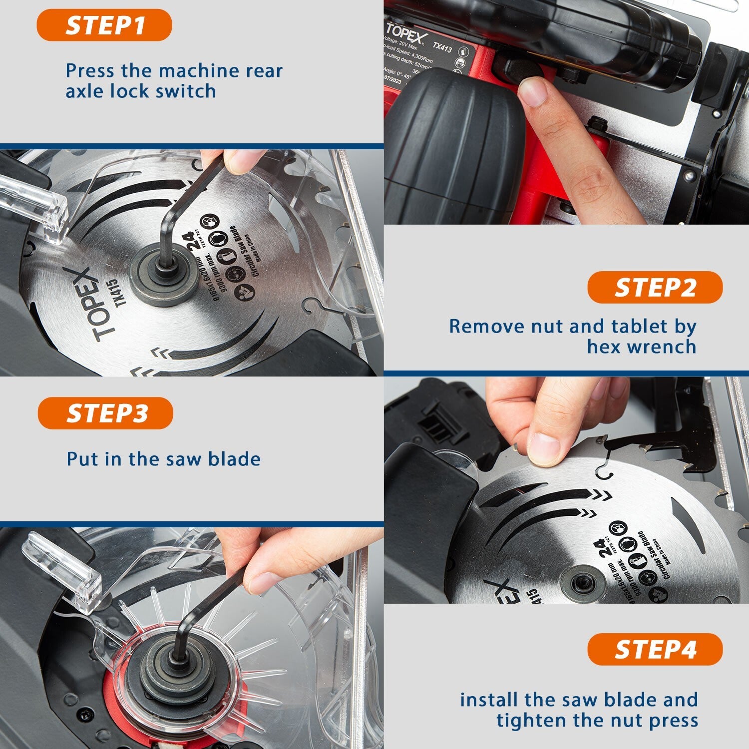 20V Cordless Drill & Impact Driver Kit – Grinder, Saw & LED Torch