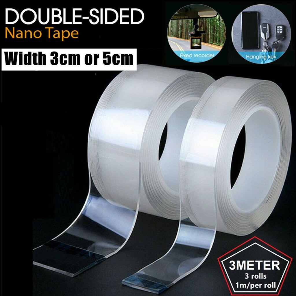 Double-Sided Nano Magic Tape – Strong, Transparent, Waterproof & Traceless
