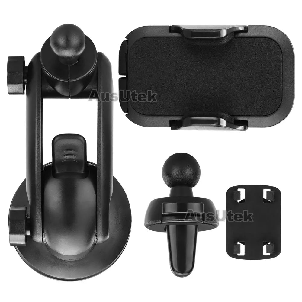 Universal 360° Windshield Car Mount Holder Cradle for GPS Mobile Smart iPhone 17