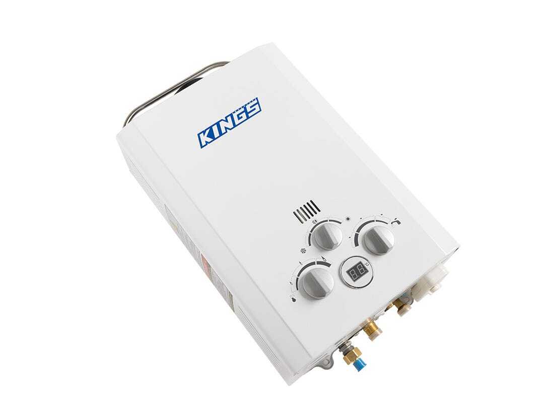 Kings Portable Gas Hot Water System | Camping Shower Water Heater | Tankless