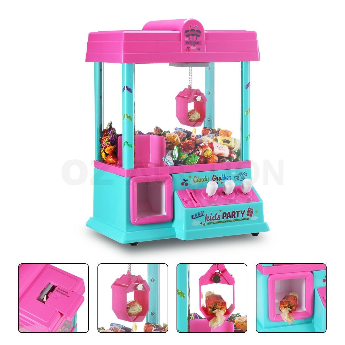 Mini Toy Claw Machine – Arcade Candy Grabber with LED Lights & Music