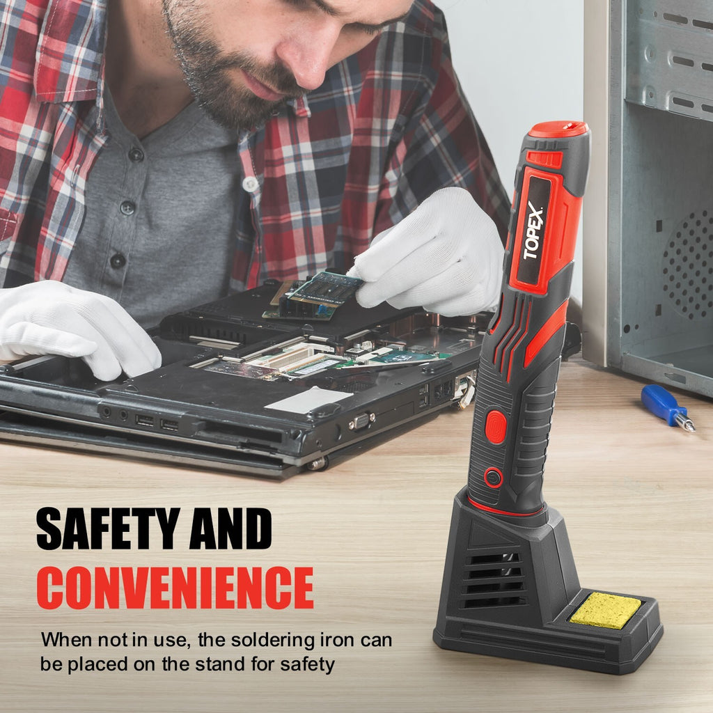 4V Cordless Soldering Iron – 8W Rechargeable with Lithium Battery