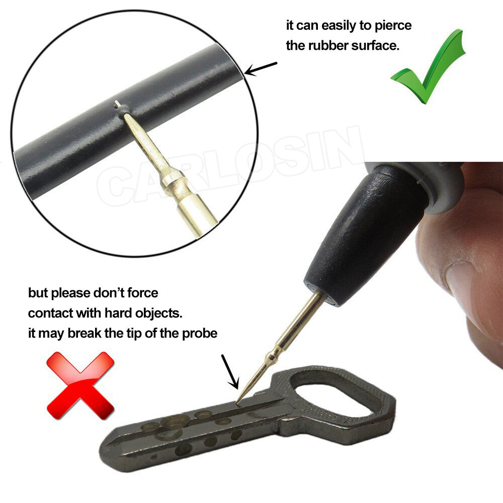 Multimeter Test Leads for Fluke Meter with Alligator Clip Probes 1000V 20A