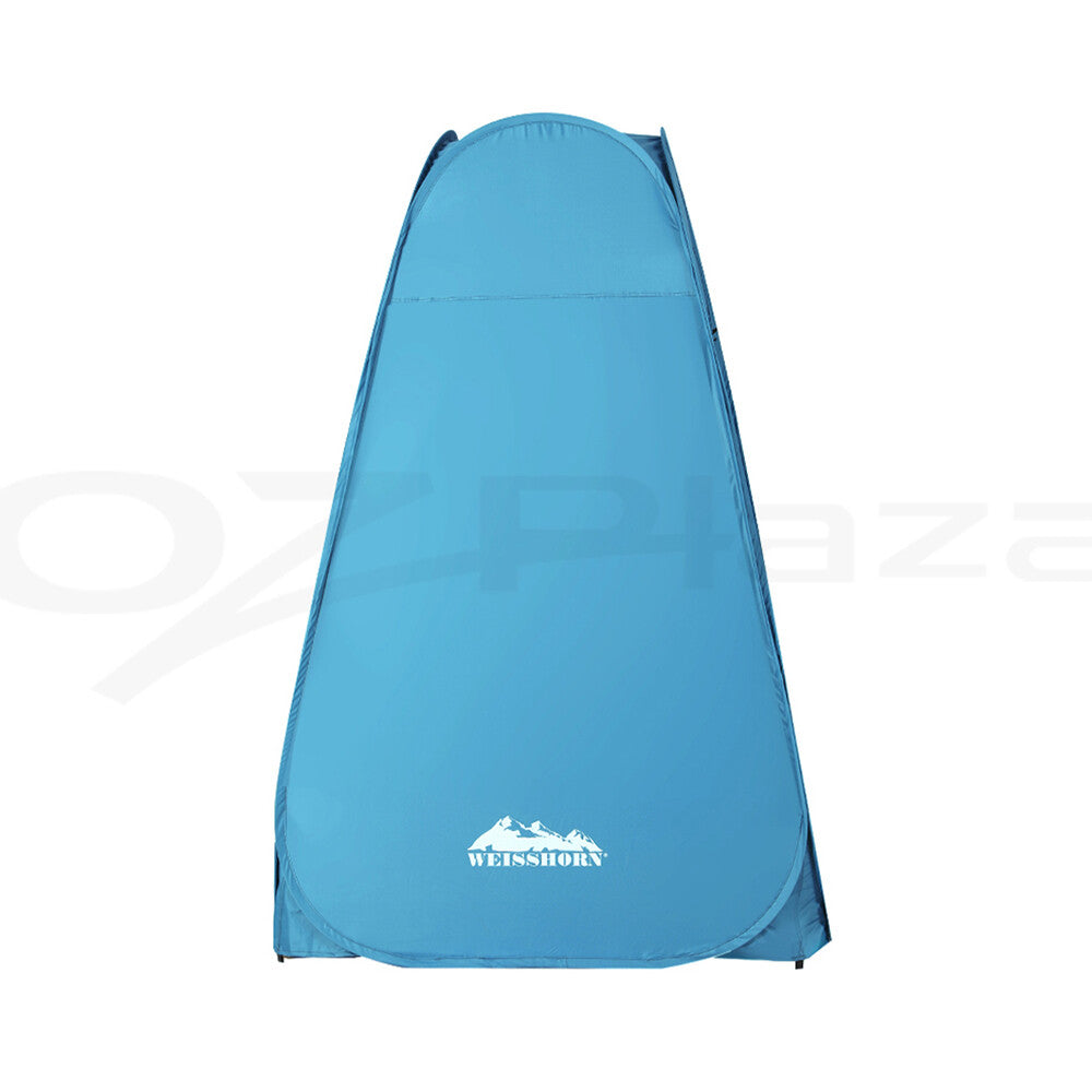 Weisshorn Pop-up Shower Tent Camping Outdoor Toilet Privacy Change Room Blue