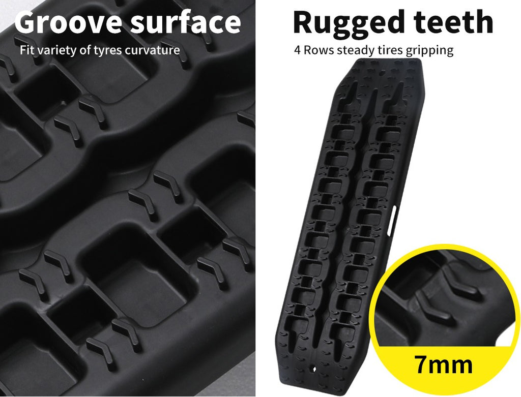 Manan 2x 4WD Recovery Tracks – Car Sand/Snow/Grass Traction Kit 10T