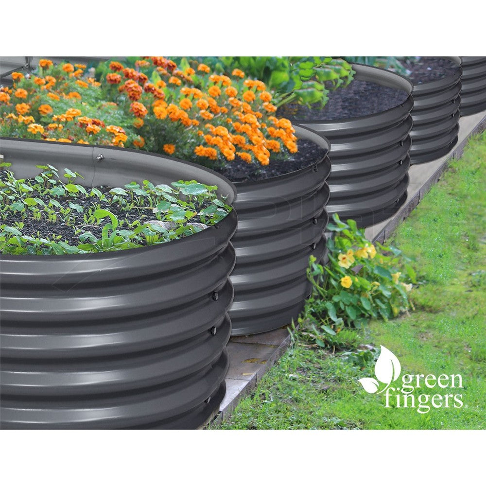 Green Fingers Garden Bed Kit Galvanised Steel Raised Garden Beds Kit Planter