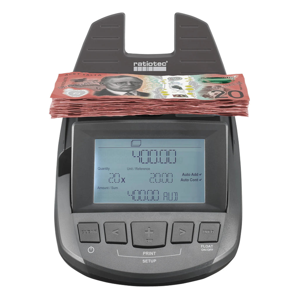 Digital Money Counter Scales for Australian Notes and Coins