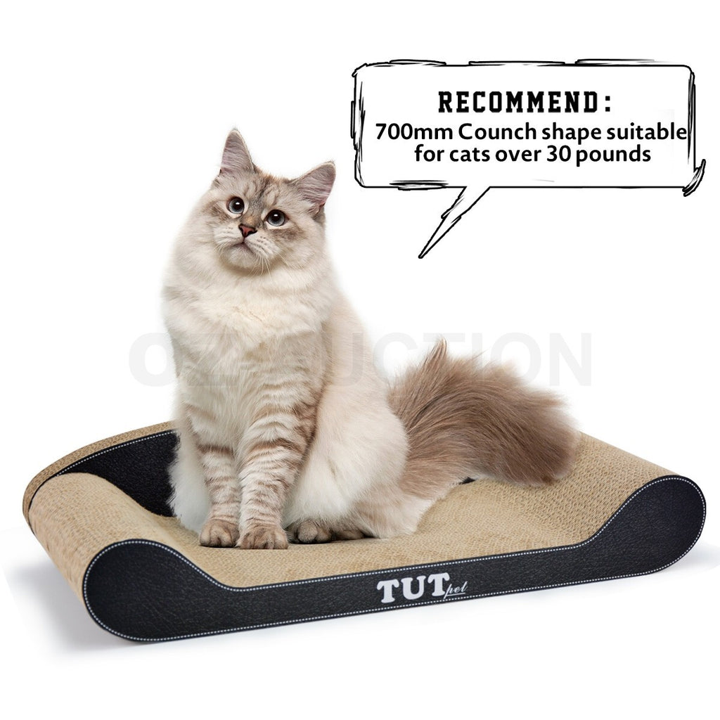 Cat Scratching Post Toy Corrugated Cardboard Pet Gym XL