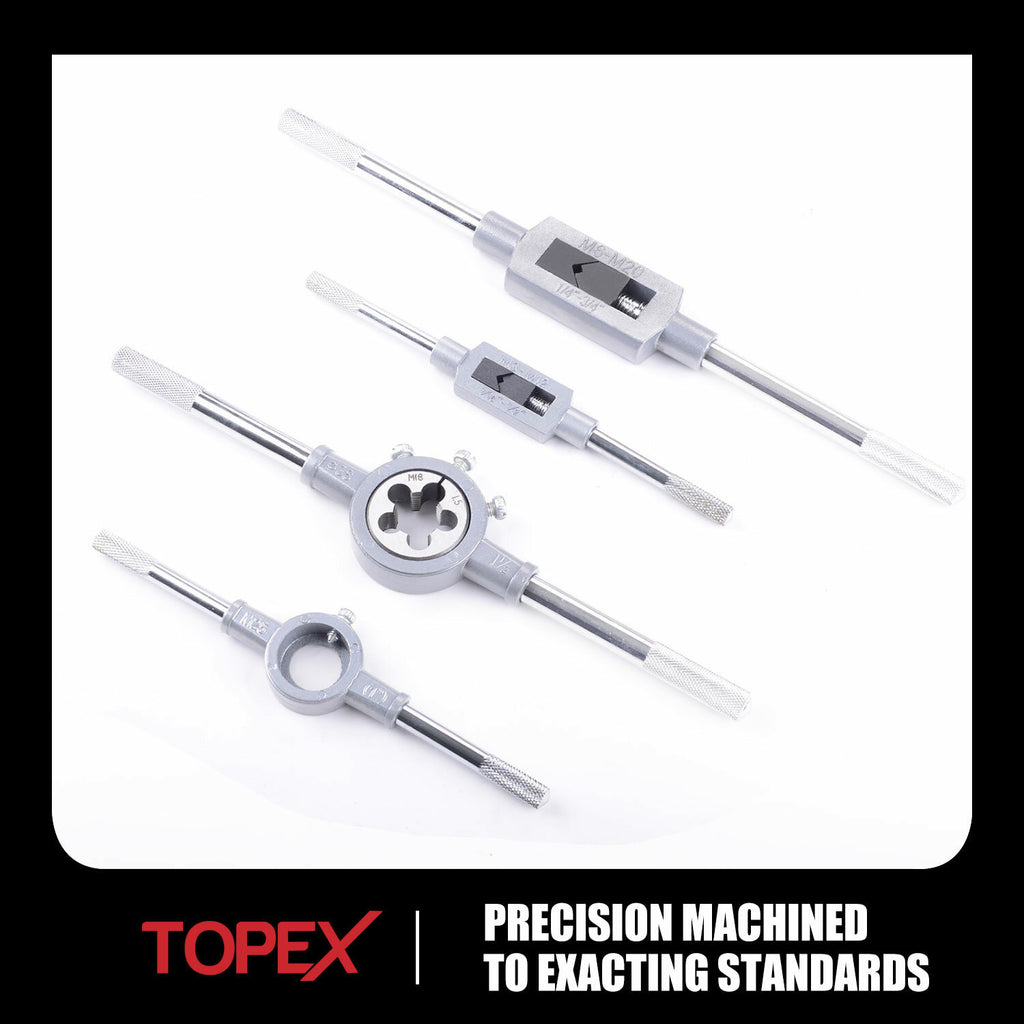 118pc Tap & Die Set – Metric Screw Thread Drill Kit M2-M18