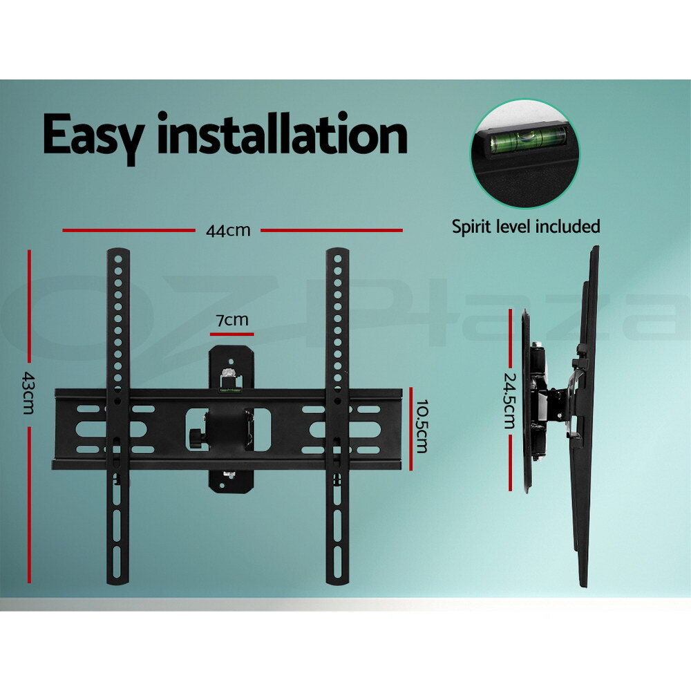 23–55" Full Motion TV Wall Mount Tilt Swivel Bracket