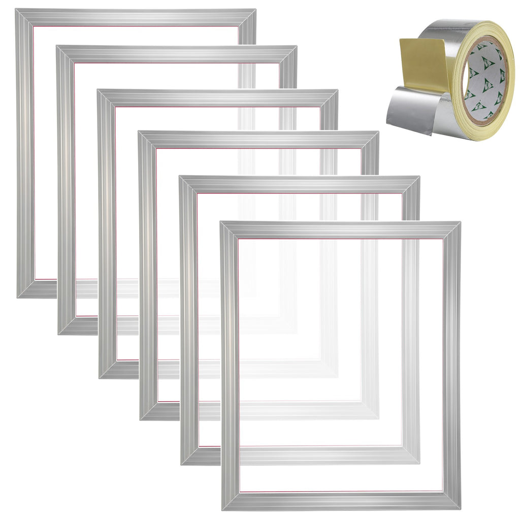 Uimoso Screen Printing Silk Screen Printing Frame 16x20in 110 Count Mesh 6pcs