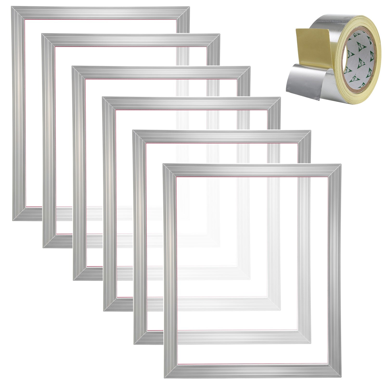 Uimoso Screen Printing Silk Screen Printing Frame 16x20in 110 Count Mesh 6pcs