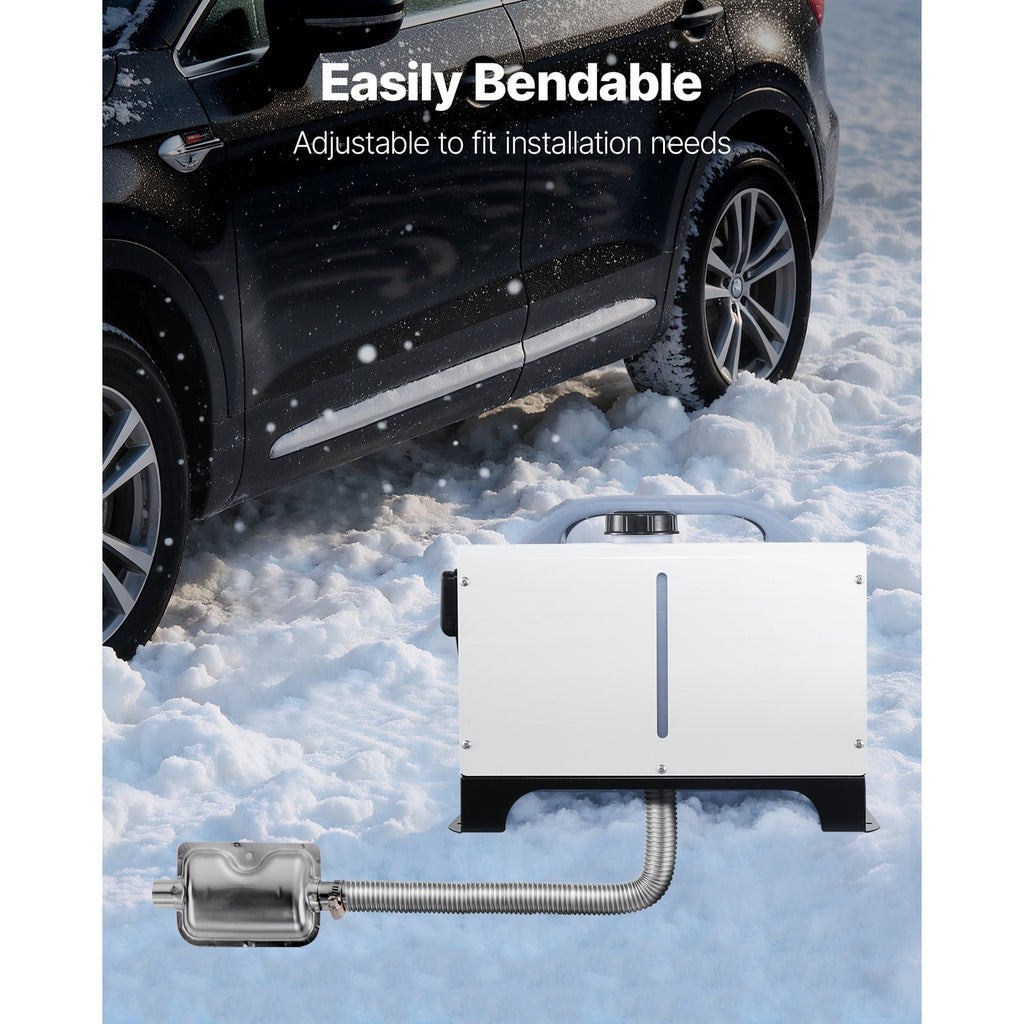 Uimoso Flexible Diesel Heater Exhaust Hose 1490mm with 2 Secure Clamps