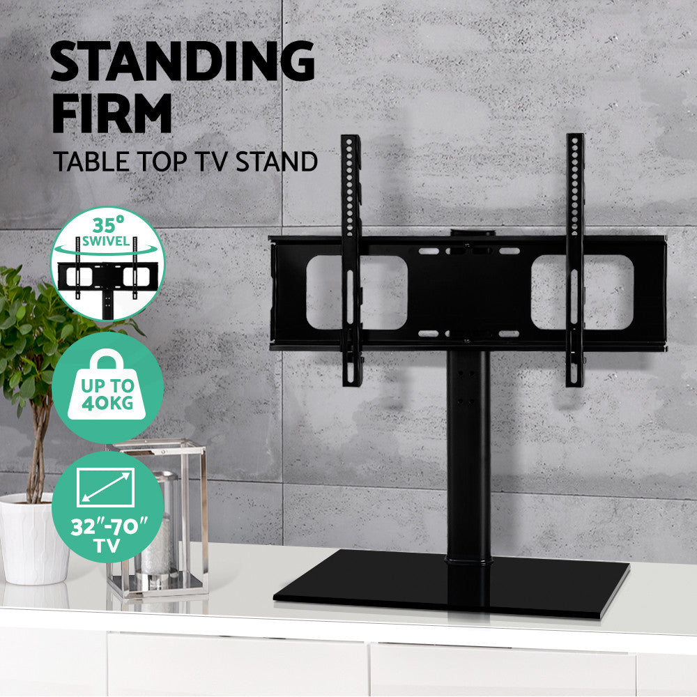 32–70" TV Stand Desktop Swivel Mount Bracket LED