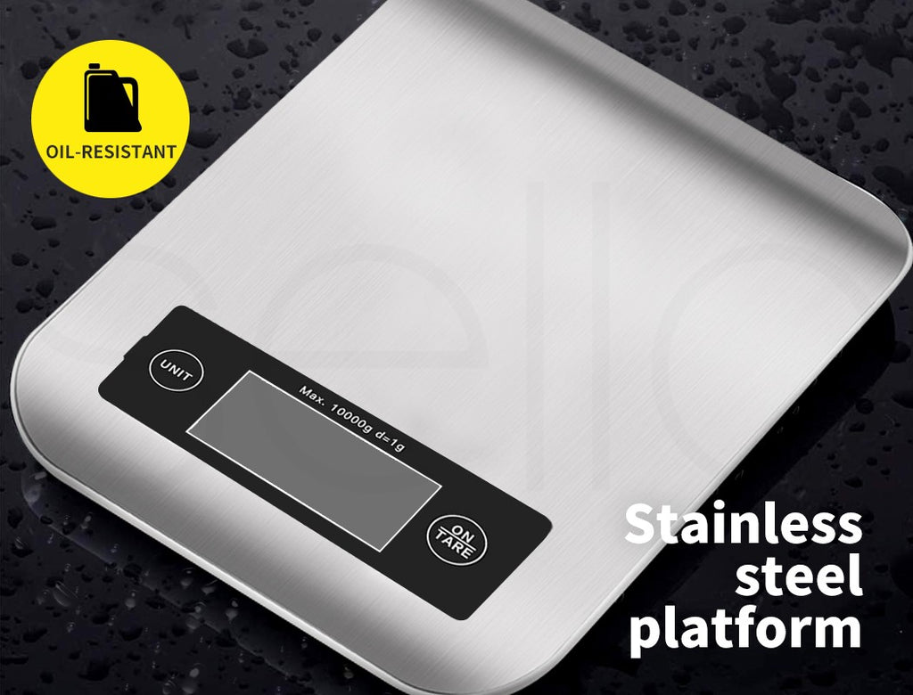 Digital Kitchen Scales – 10kg LCD Food & Postal Balance