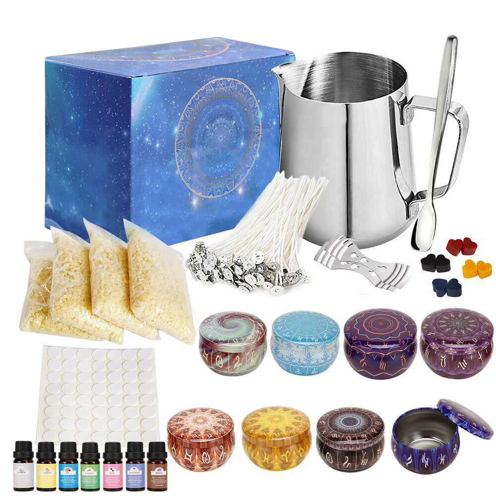 138PCS Candle Making Kit with Pouring Melting Pot