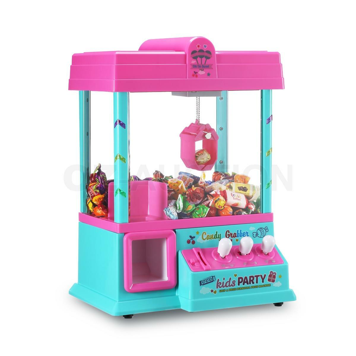 Mini Toy Claw Machine – Arcade Candy Grabber with LED Lights & Music