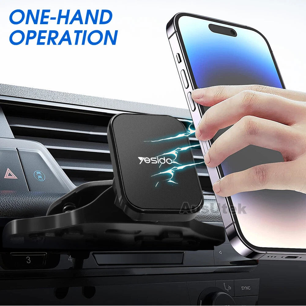 Universal Magnetic Car Phone Stand CD Slot Mount Holder For Mobiles iPhone 17