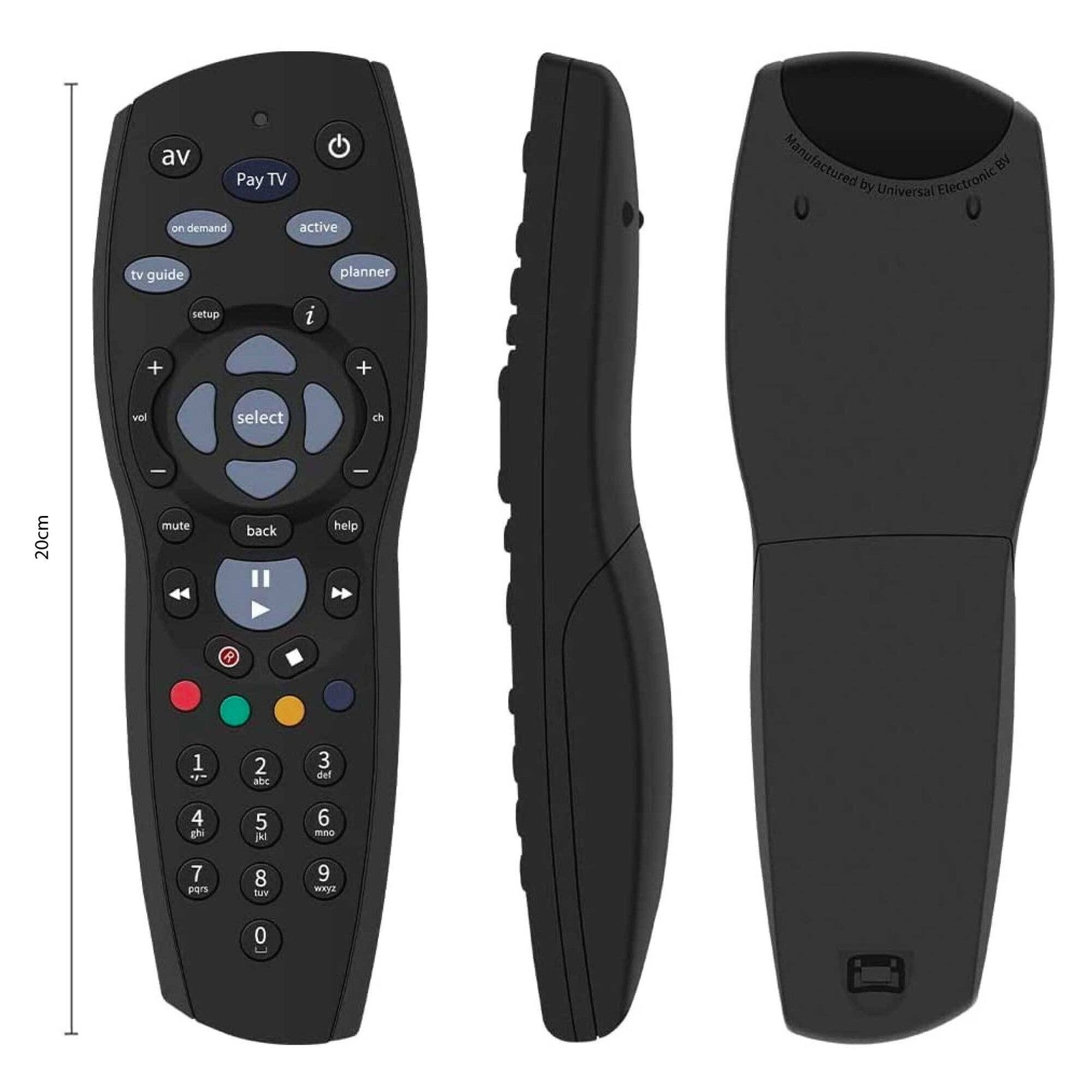 Foxtel Remote Control Compatible with IQ, IQ2, IQ3 and IQ4