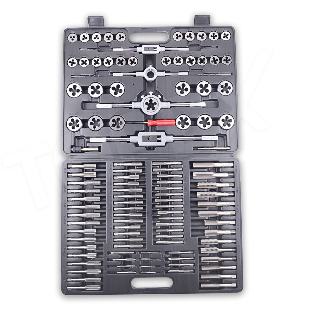118pc Tap & Die Set – Metric Screw Thread Drill Kit M2-M18
