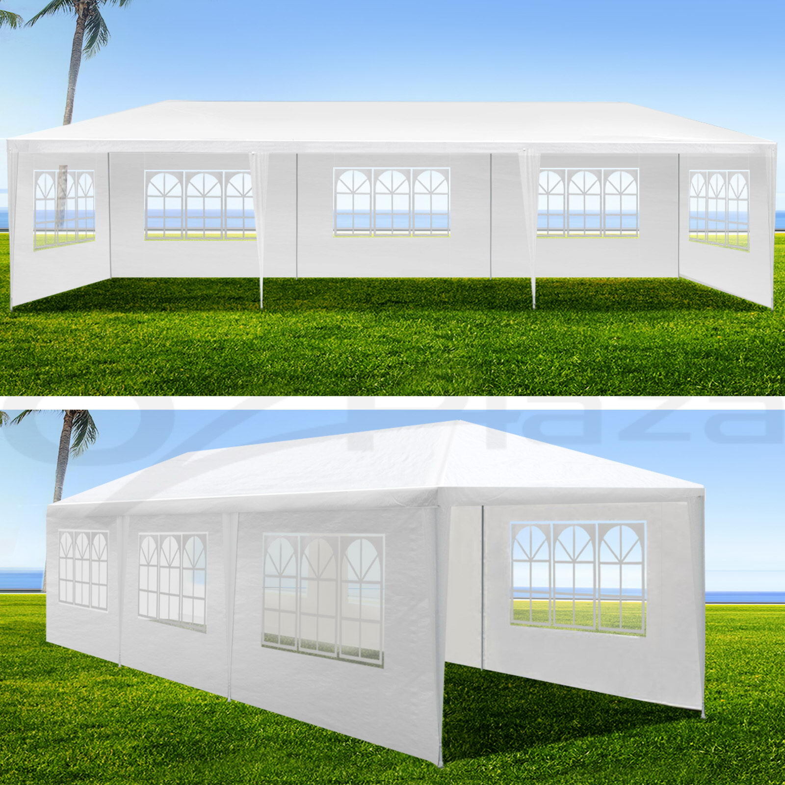 Marquee 3x9 Wedding Party Camping Tent Outdoor White