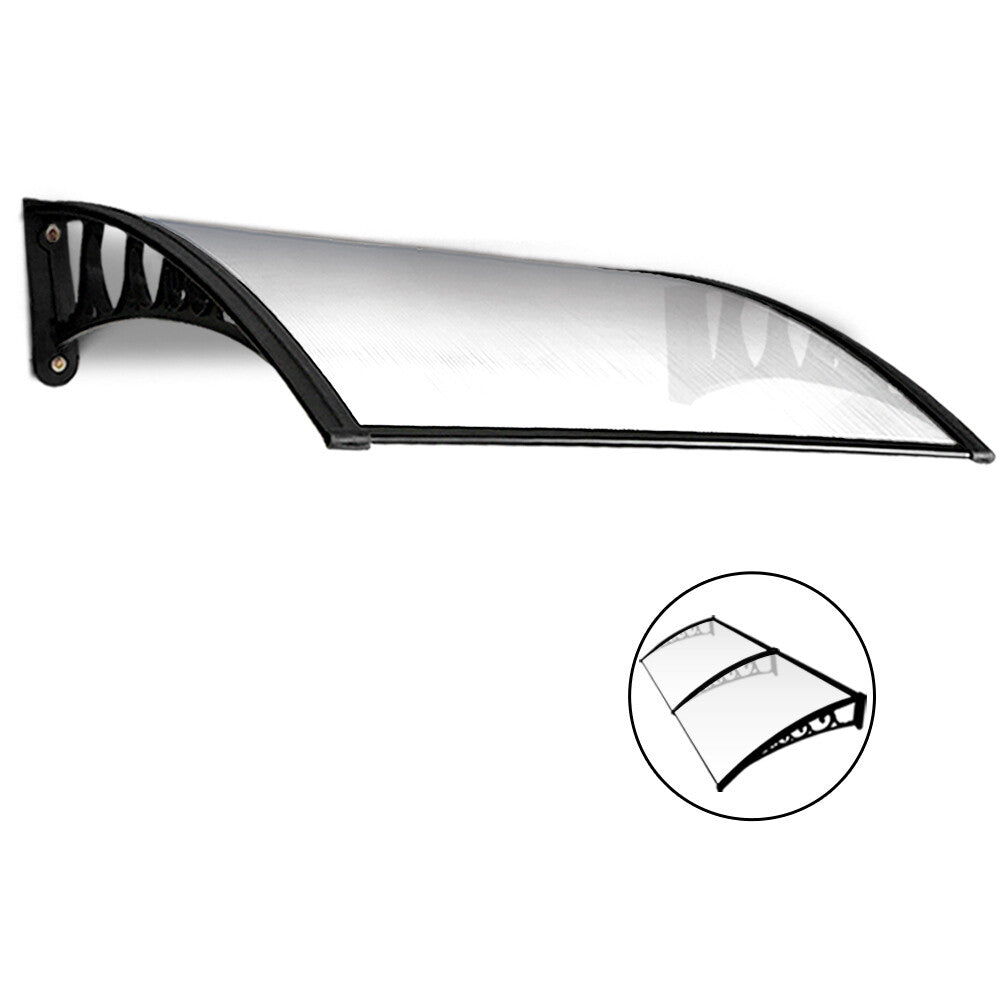 Instahut Window Door Awning Door Canopy Patio Shade 1-6M Rain Cover Sun Shield