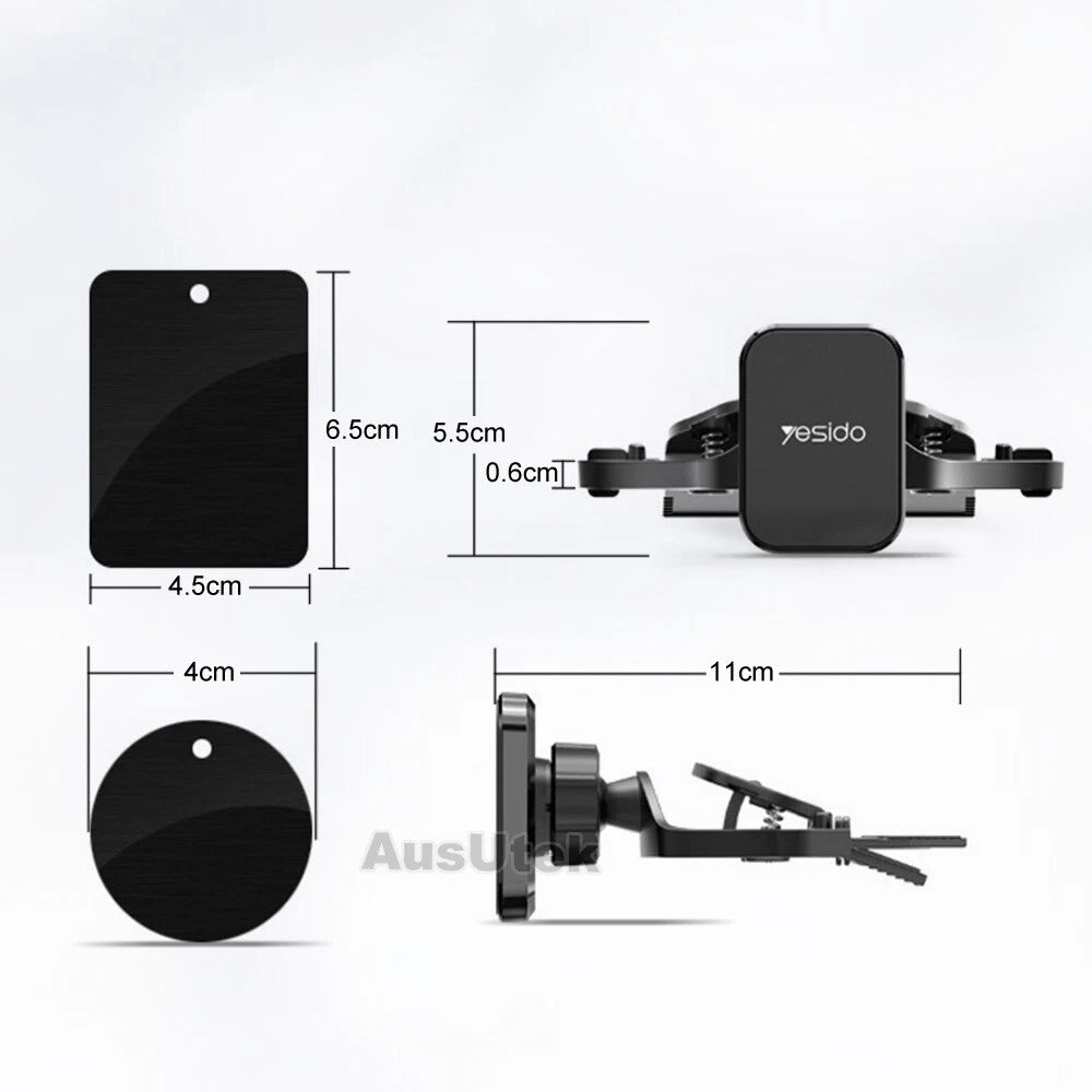 Universal Magnetic Car Phone Stand CD Slot Mount Holder For Mobiles iPhone 17